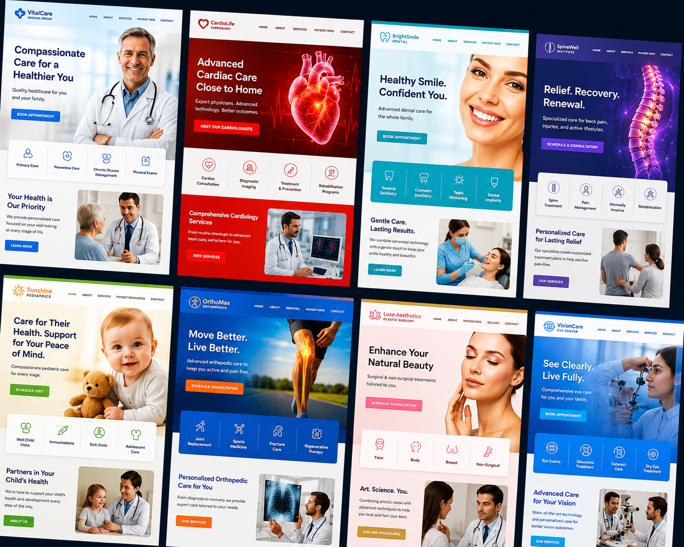 Medical Clinic Marketing Website Portfolio